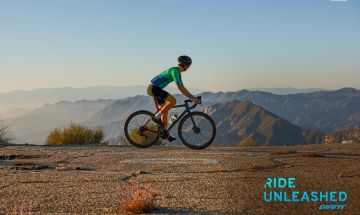 cyclist on TCR Advanced Pro Disc